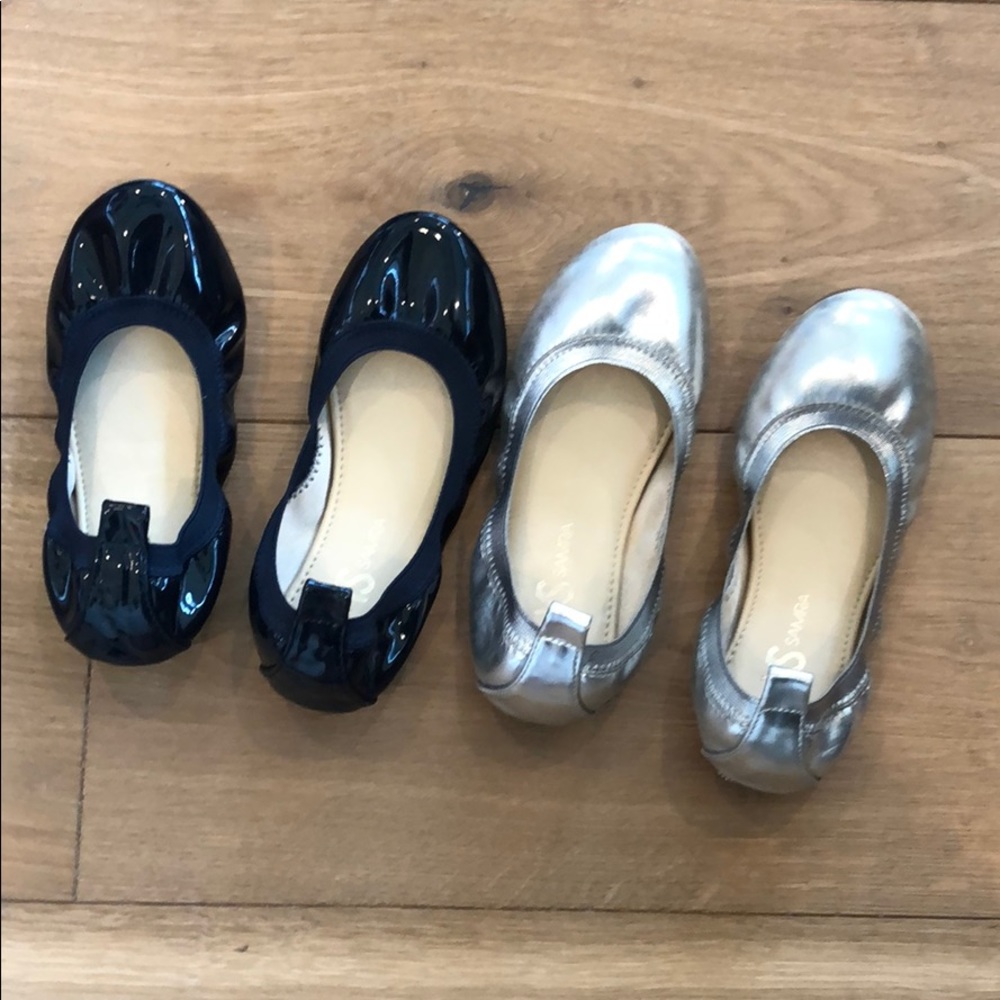 YOSI SAMRA (YS) Girls - Navy Blue Flats - Size 1